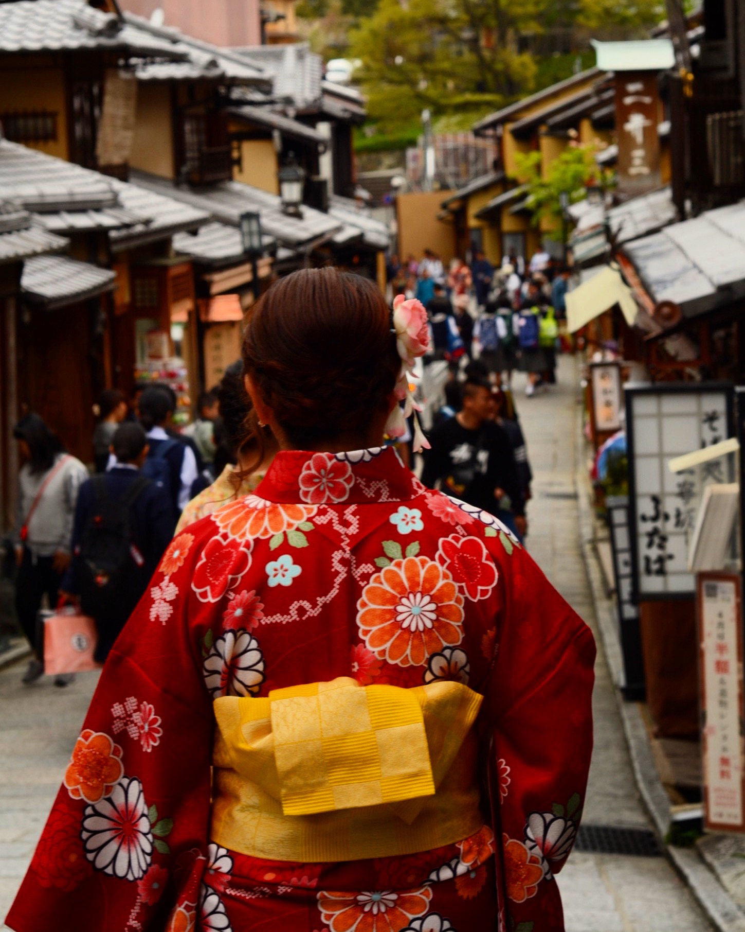 On the streets of old Kyoto