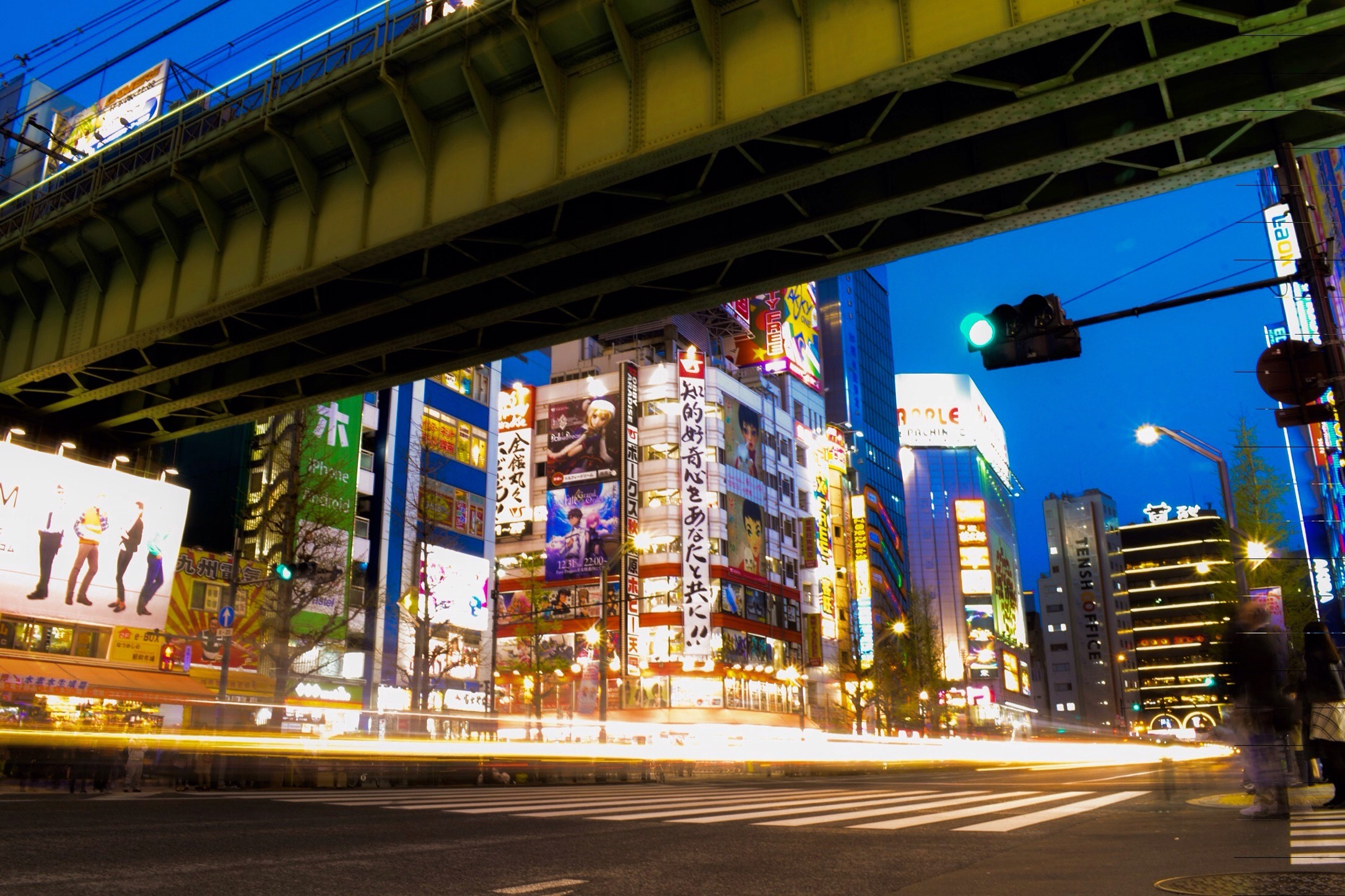 The night lights of Akihabara