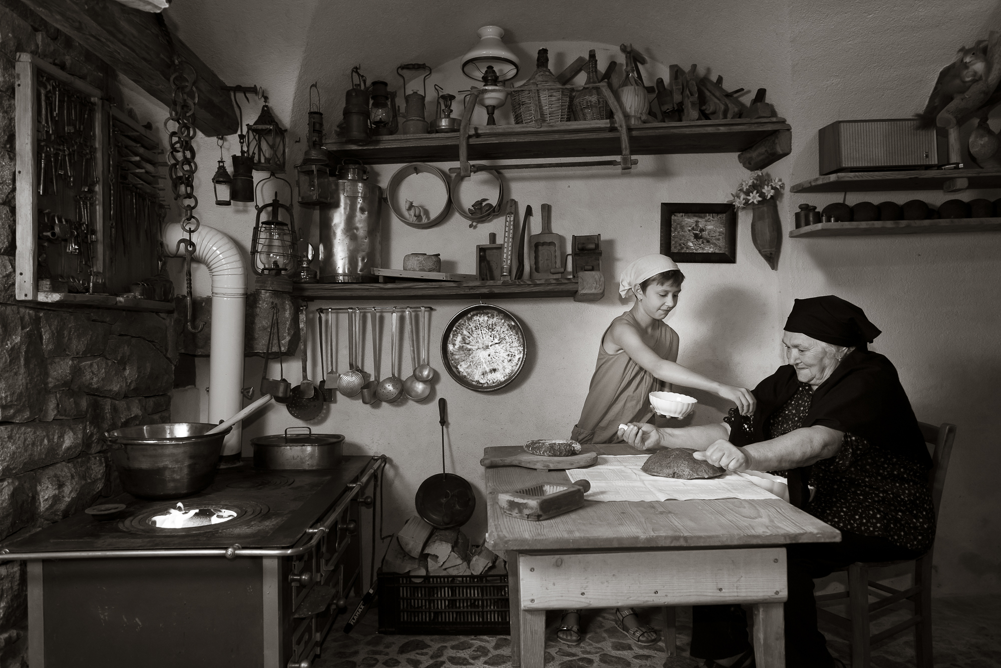 The polenta is tired