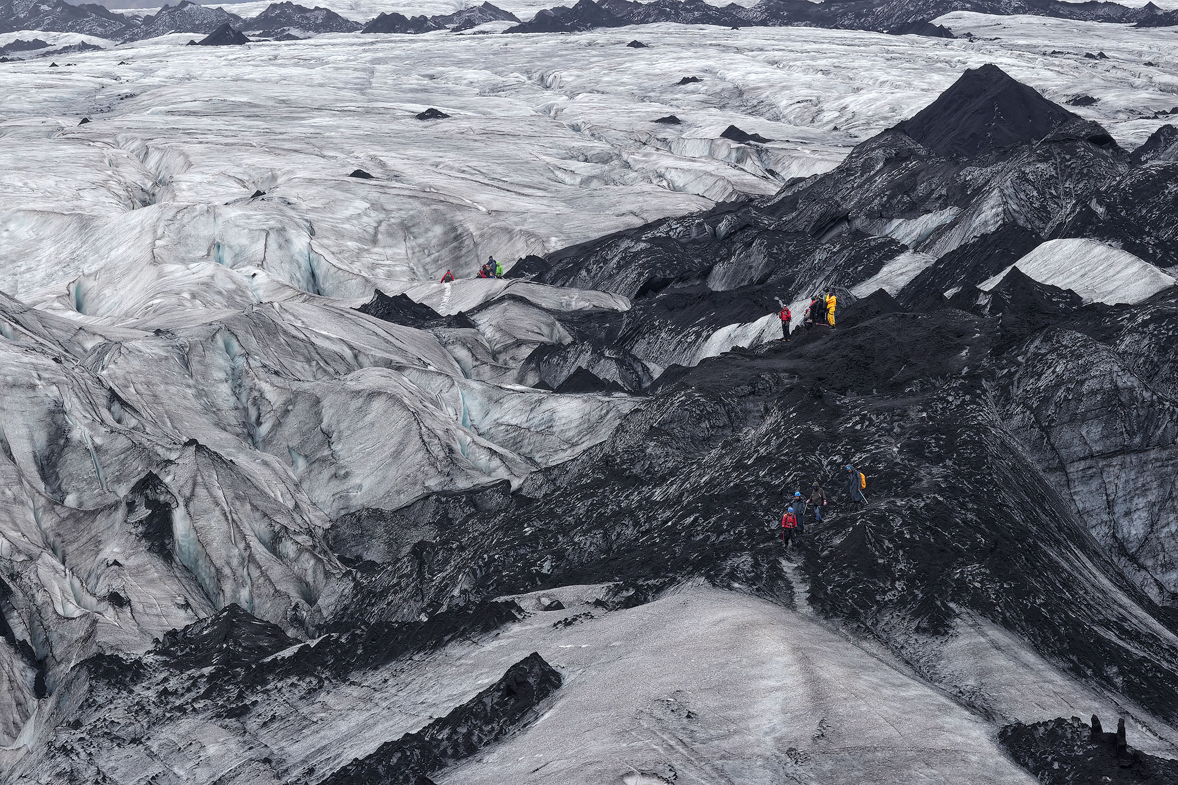 Solheimajokull glacier