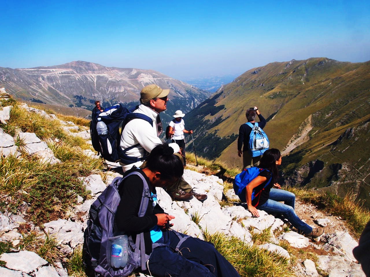 siesta 2000m trekking  sibillini