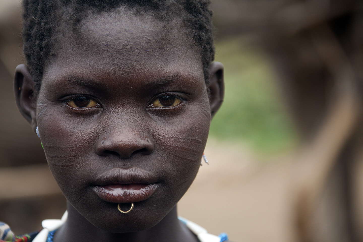 Ragazza Toposa Sud Sudan