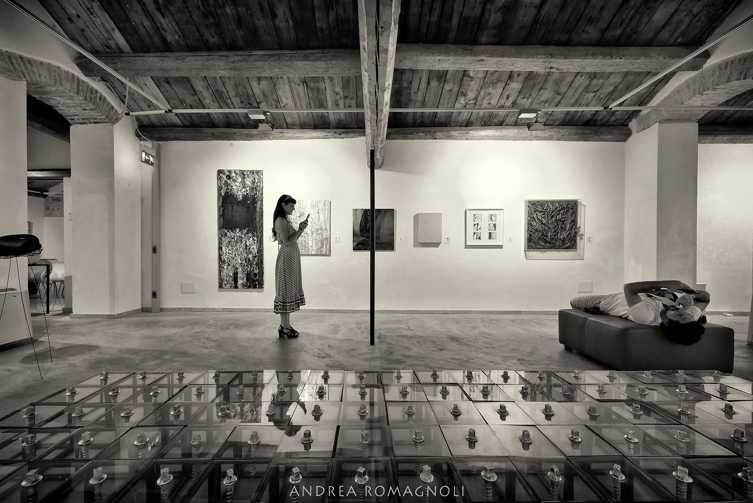 People from the museum