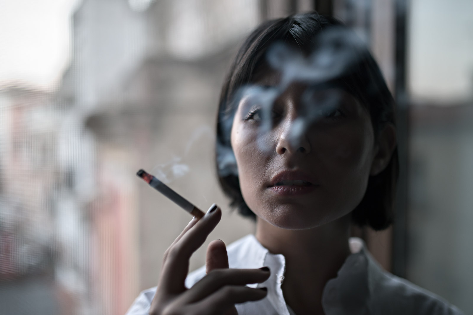 Alessandra e la Sua sigaretta