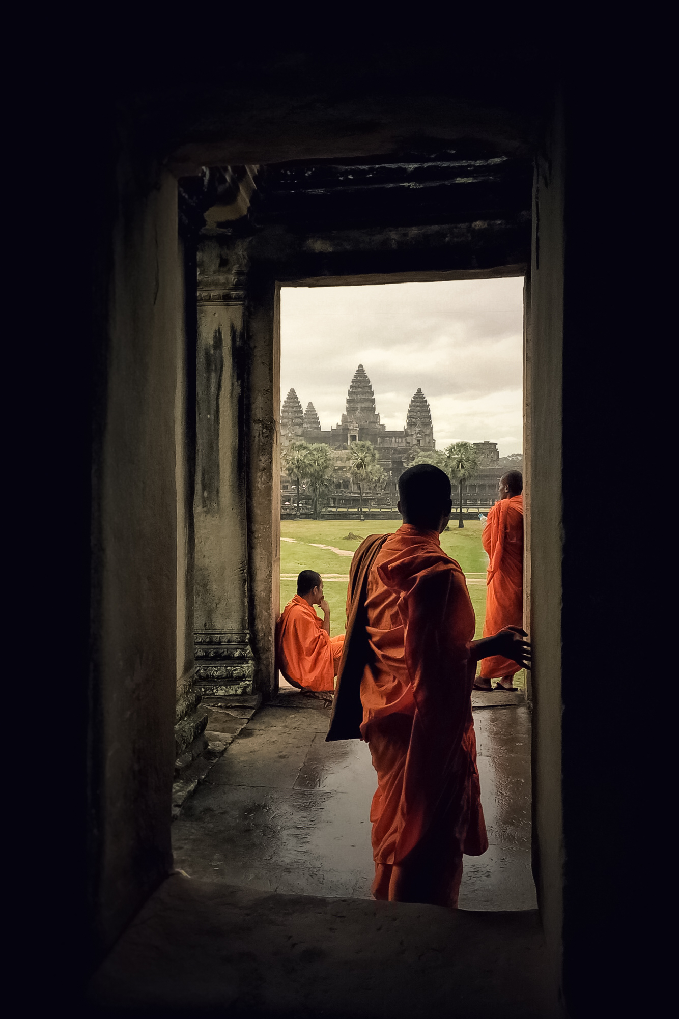 Monaci ad Angkor Wat