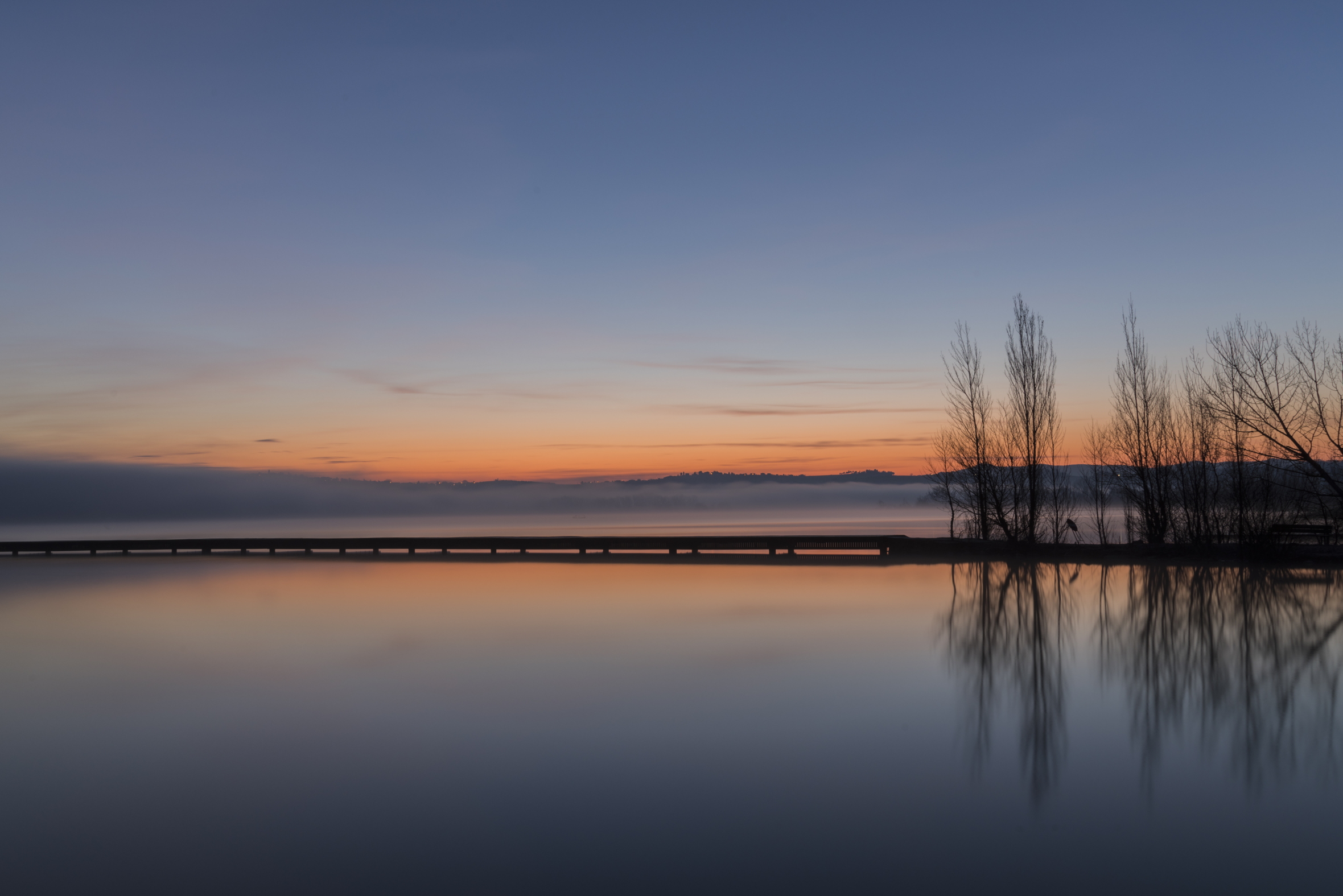L'alba si sta disegnando