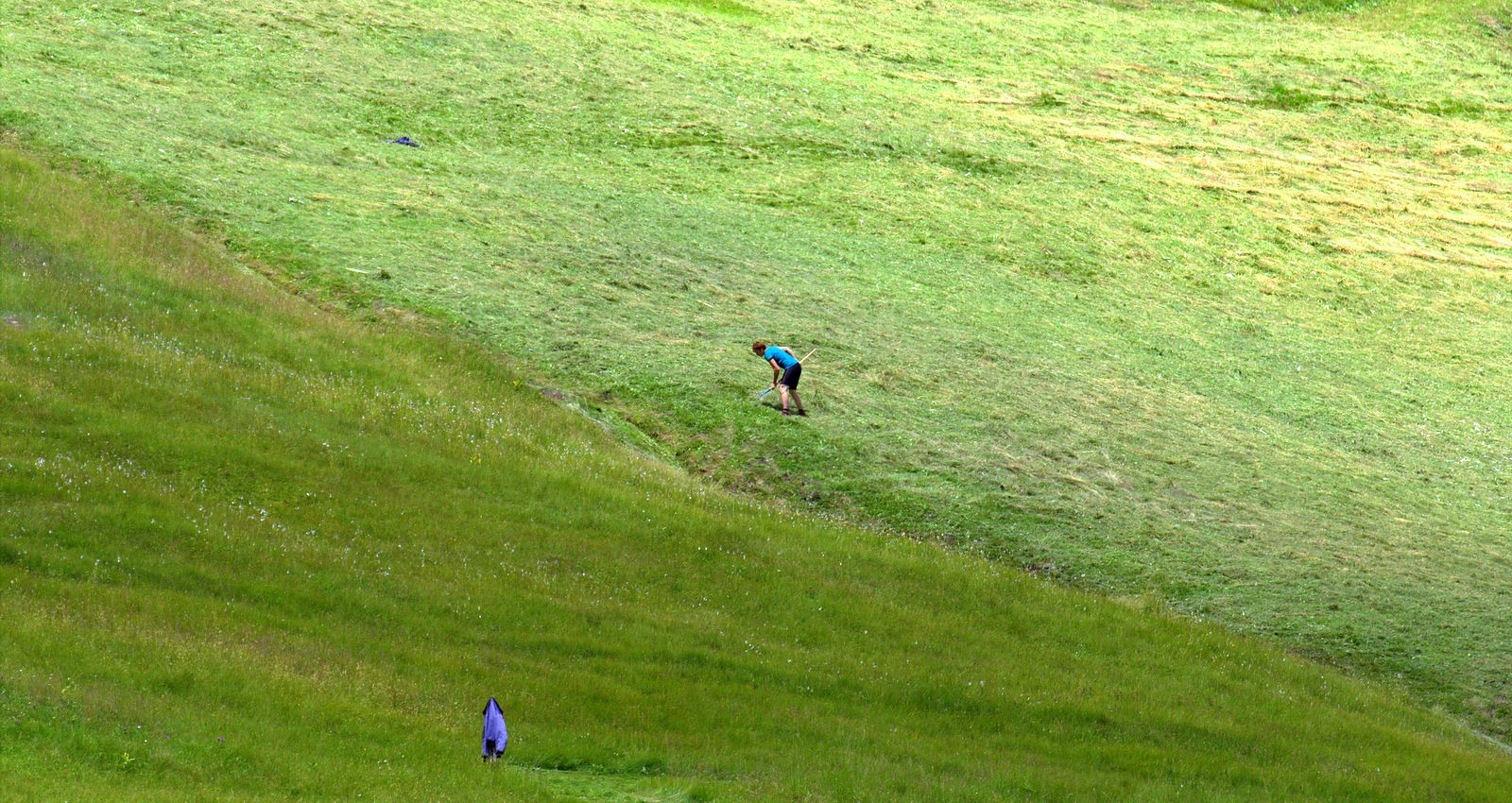 Work on the lawns of the villgratenthal