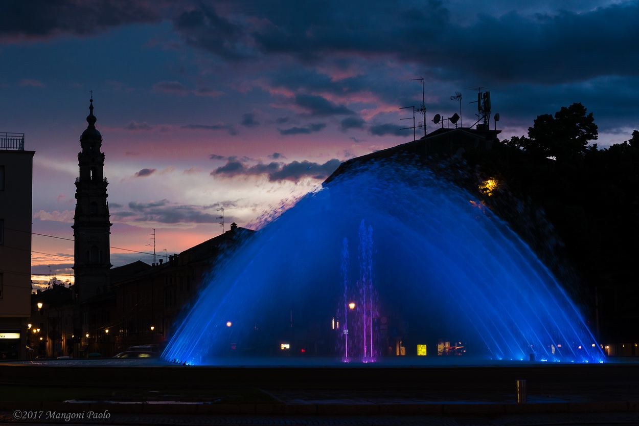 Parma. Fountain of Barriera Repubblica