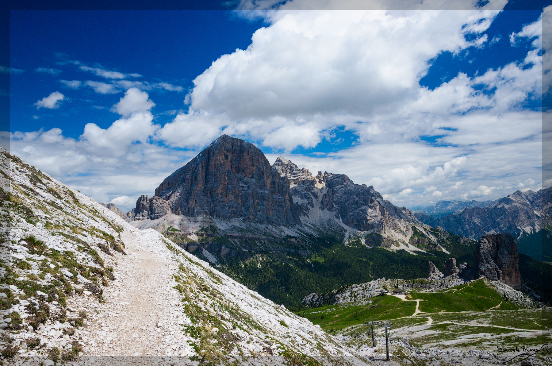 Tofana di Rozes dalla Forcella Nuvolau