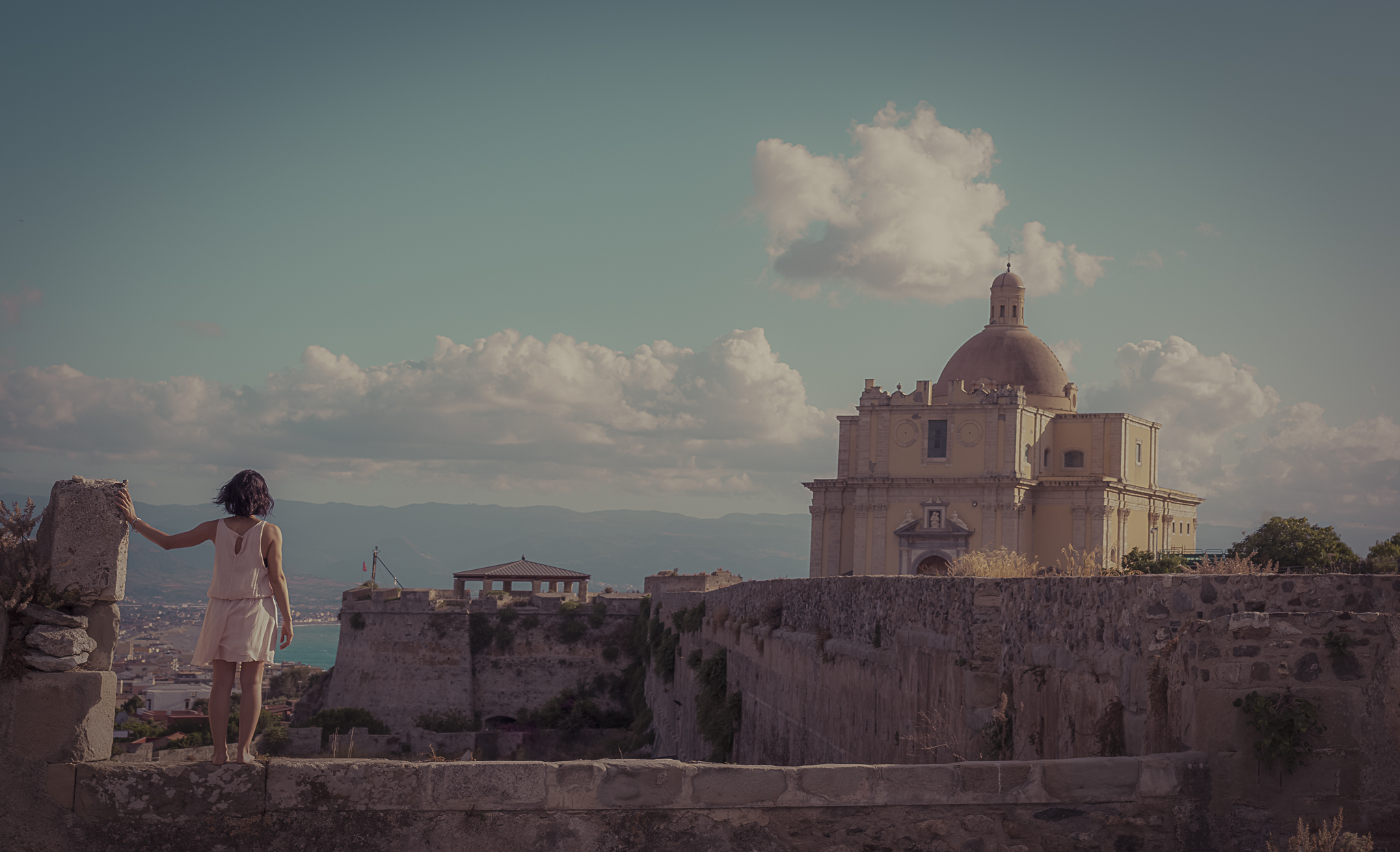 Lost ... near the edge of a downfall