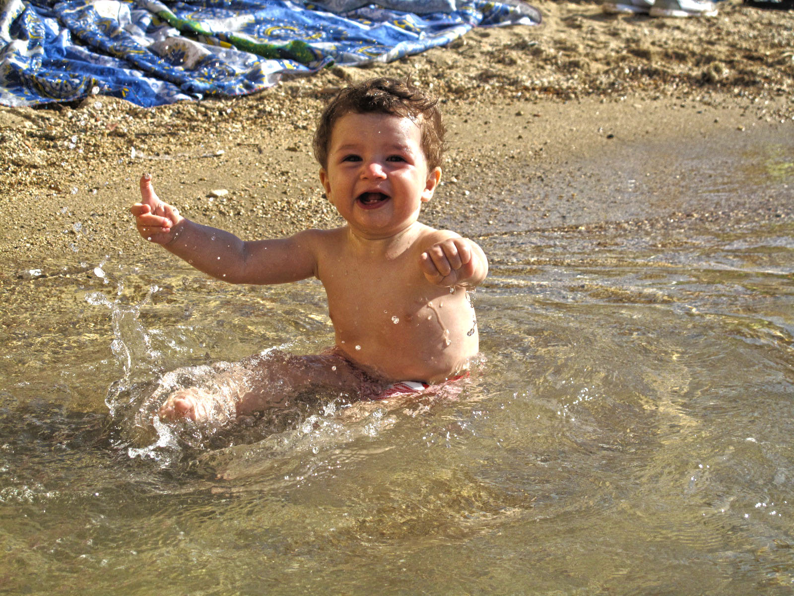 Happiness in the water