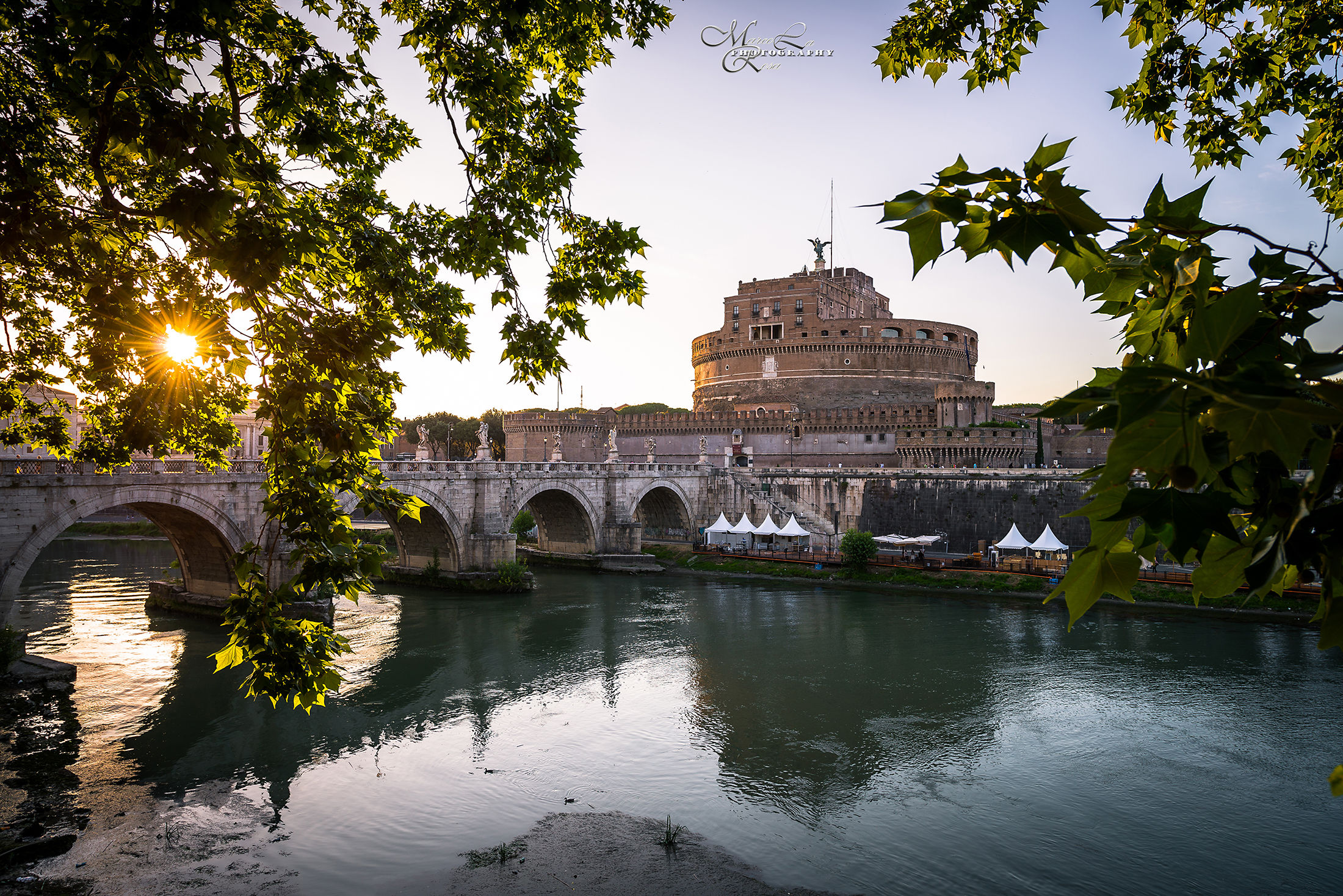 Castel Sant'Angelo al tramonto