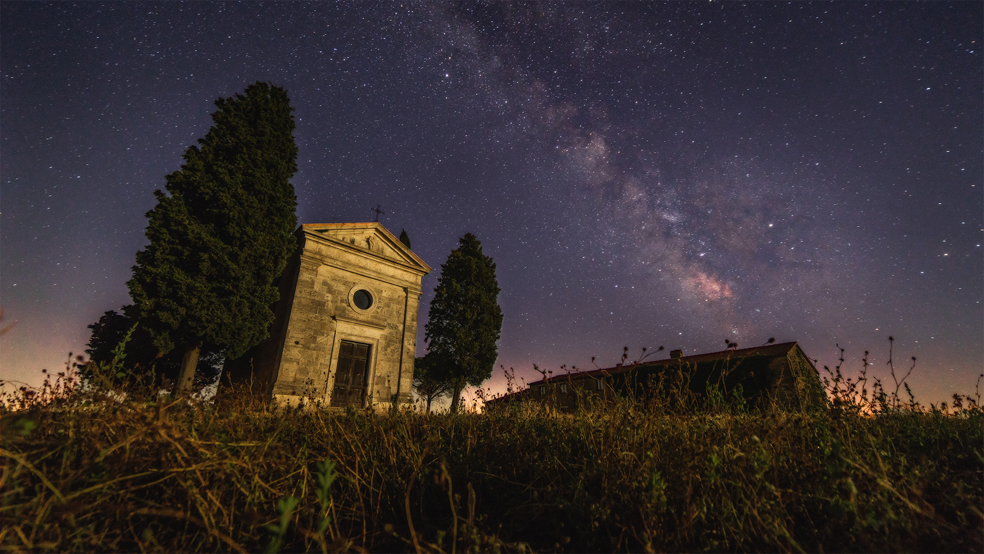 Via lattea in val d'Orcia