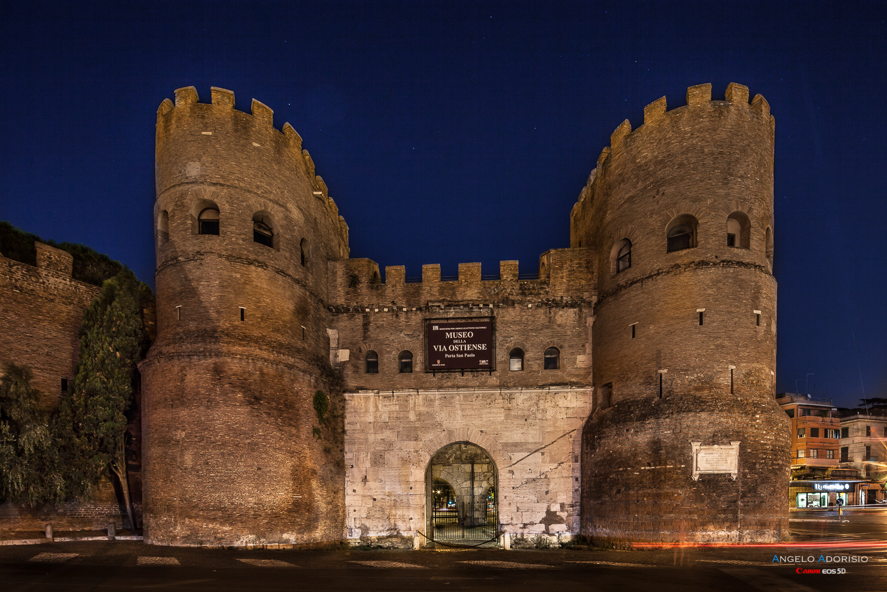 Roma - Porta Ostiensis oggi Porta San Paolo