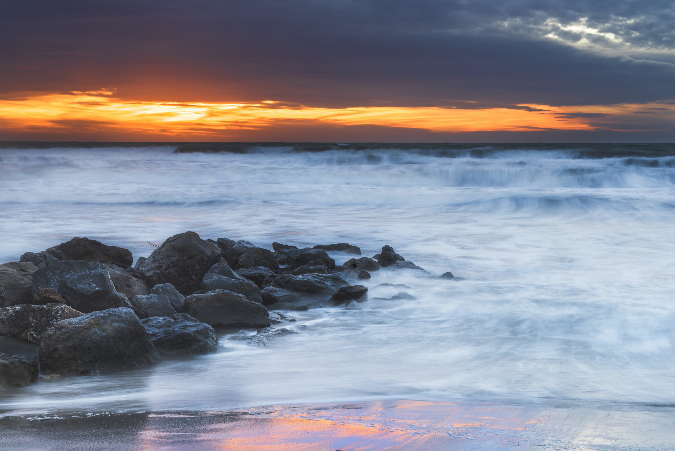 Tramonto dagli scogli