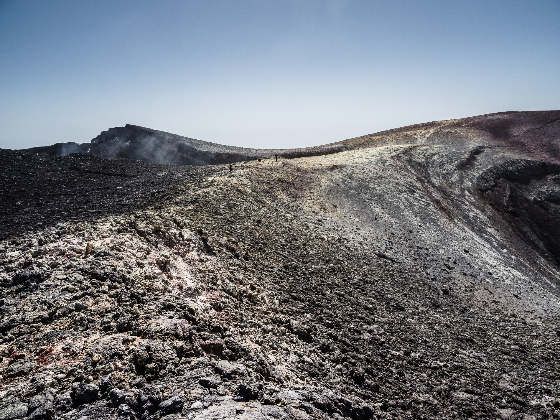 Along the Crater