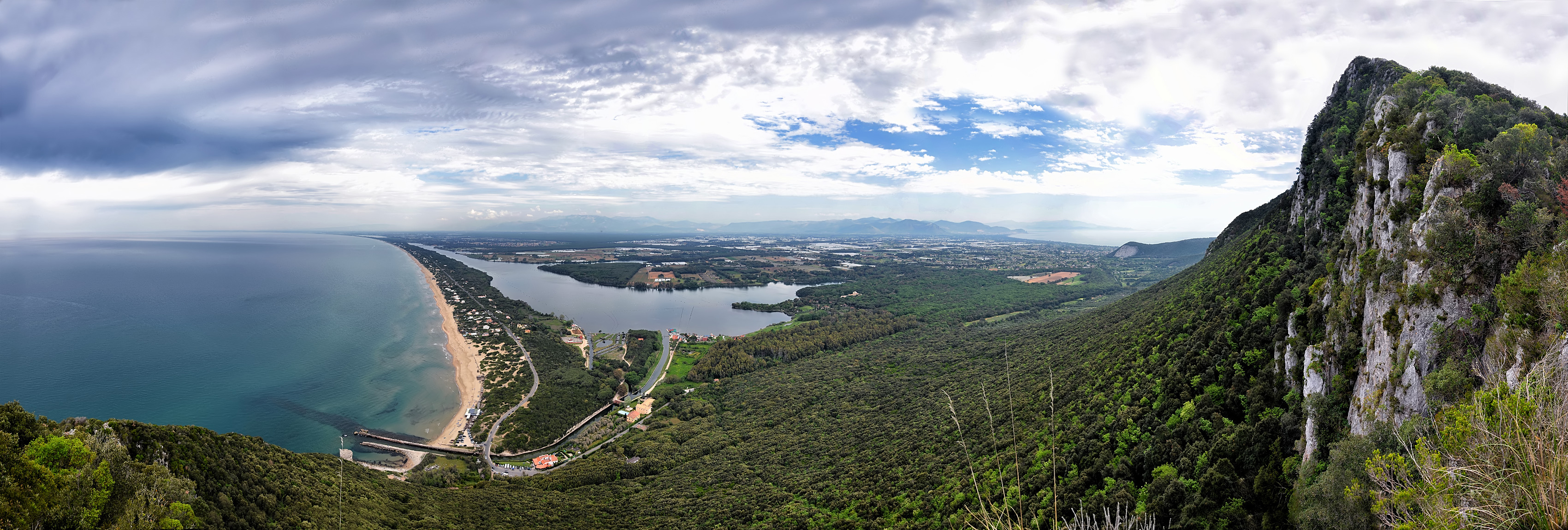 Panoramica dal Monte Circeo