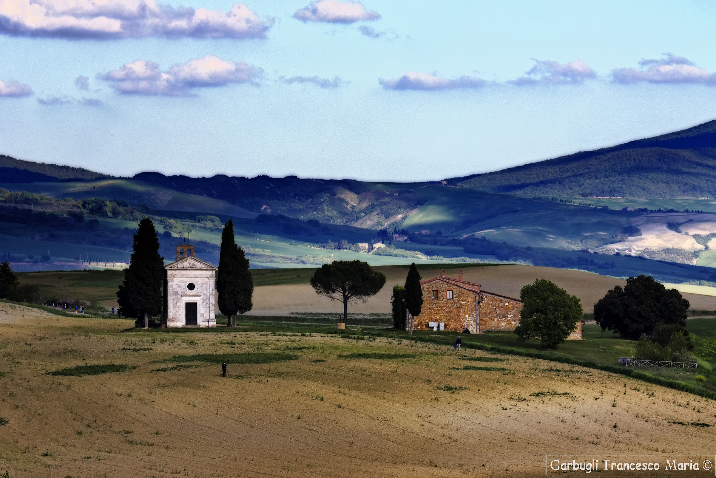 Church of Vitaleta in Val d'Orcia