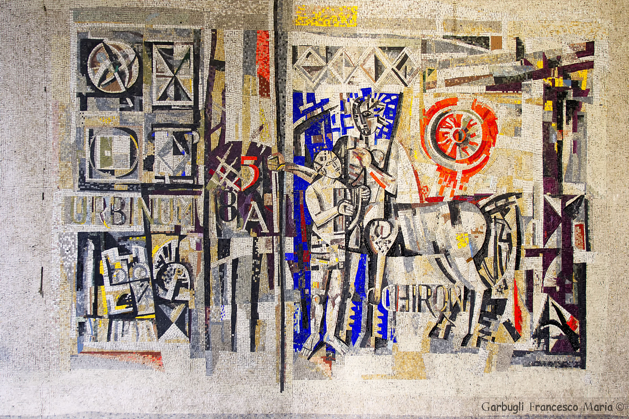 Mosaico per le vie di Urbino