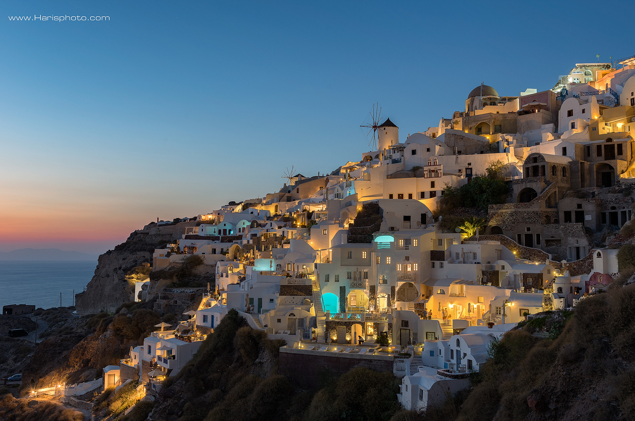 Tramonto a Oia Santorini