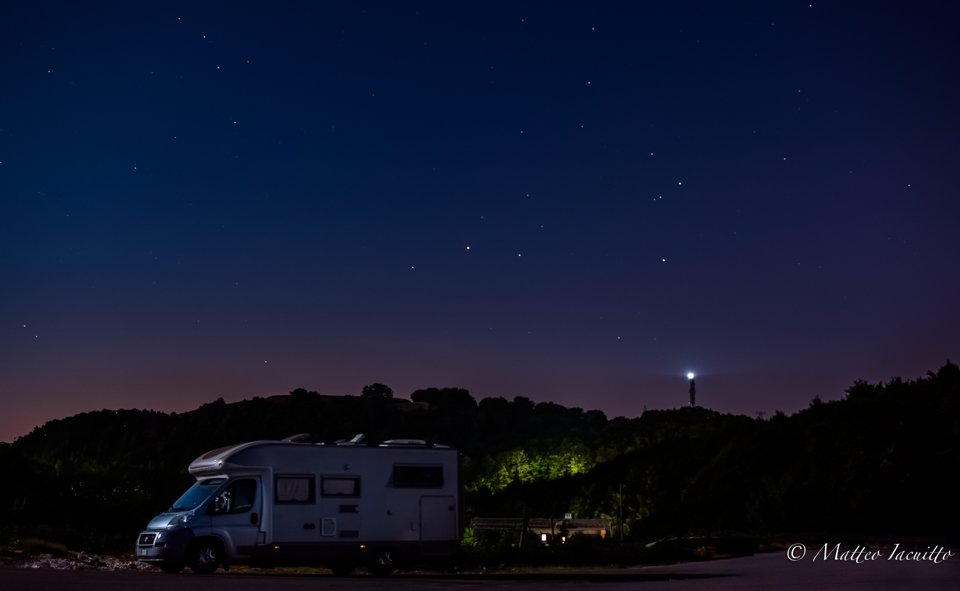 On camping under the stars, Terminillo (2017)
