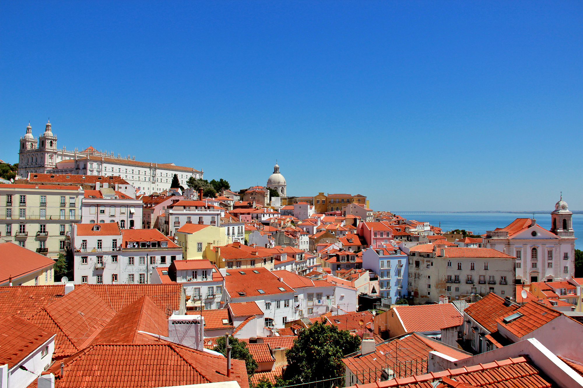 The roofs of Alfama