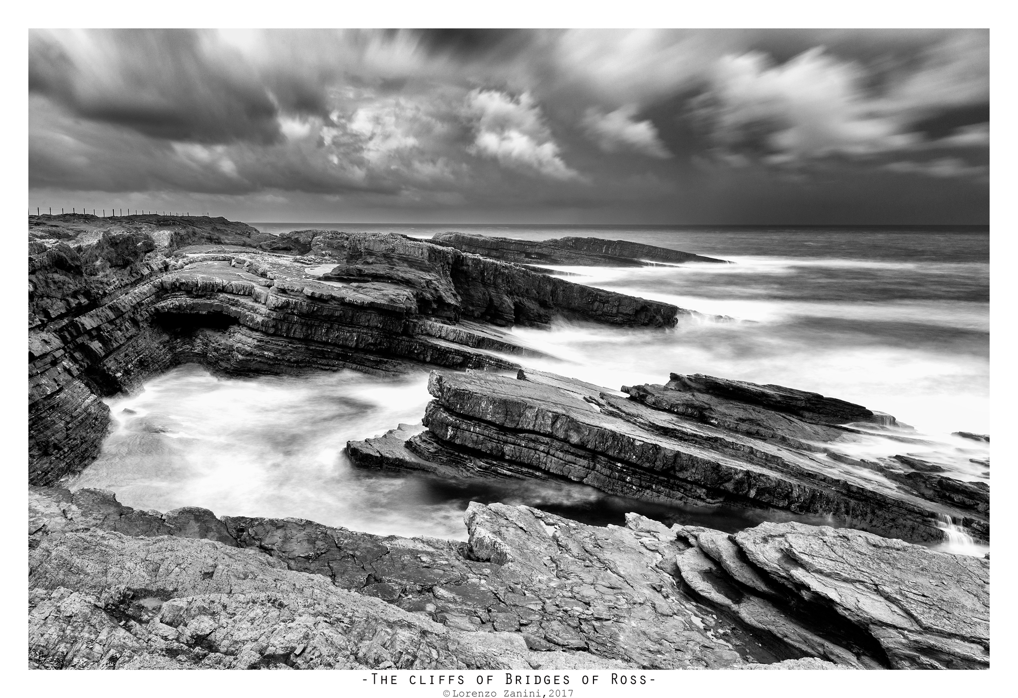 -The cliffs of Bridges of Ross-