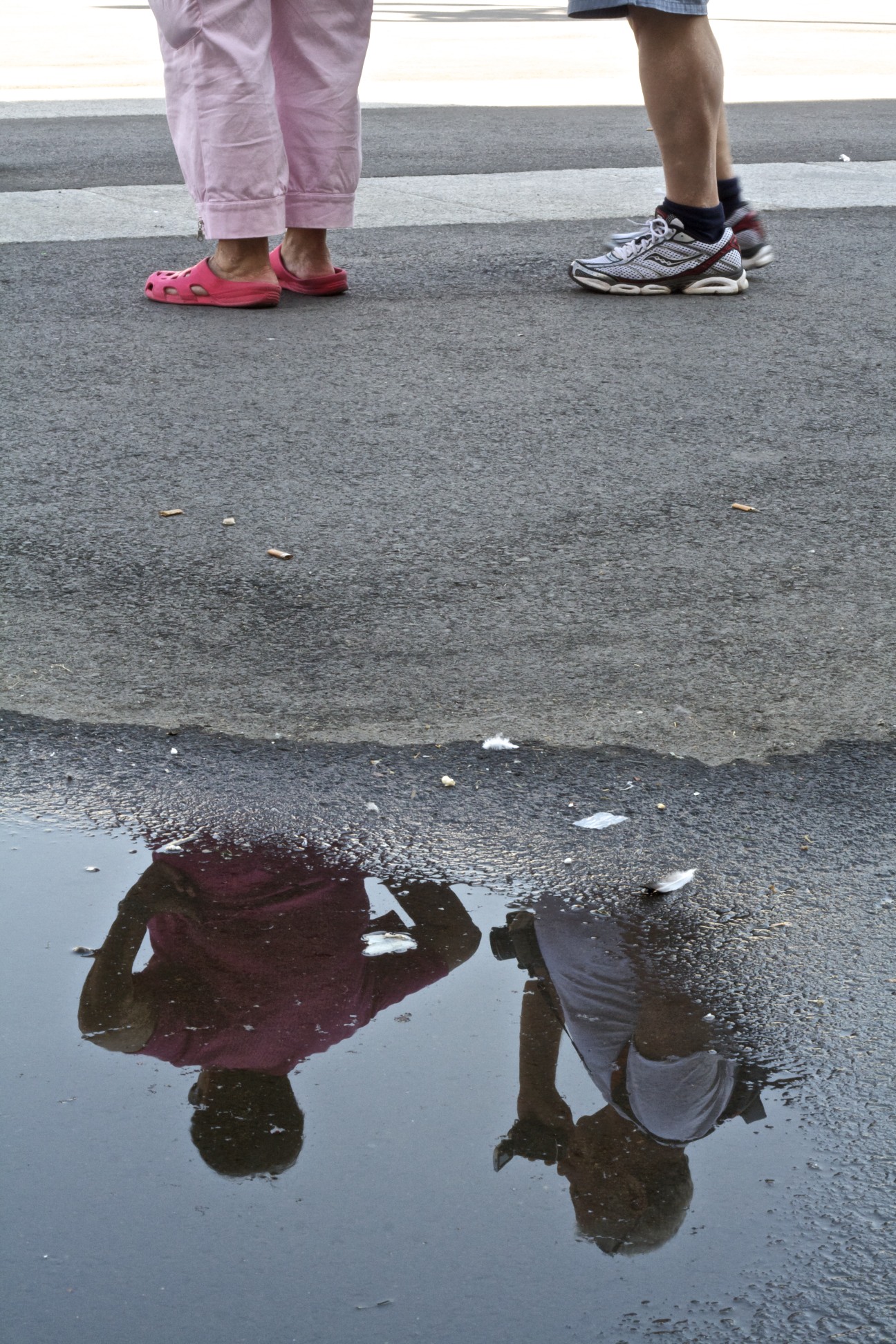 'Reflection' on tourists