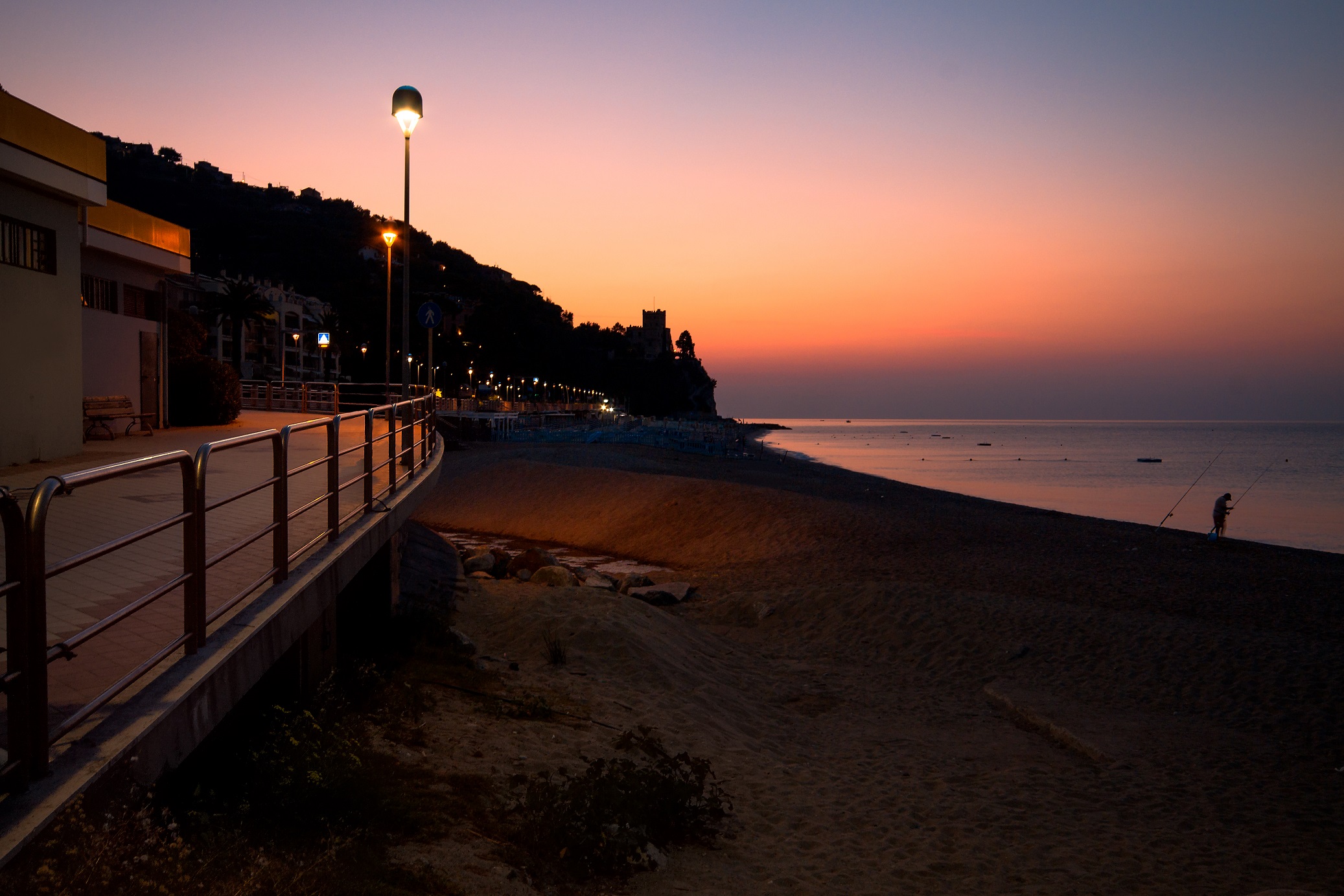 Sunrise at Finale Ligure