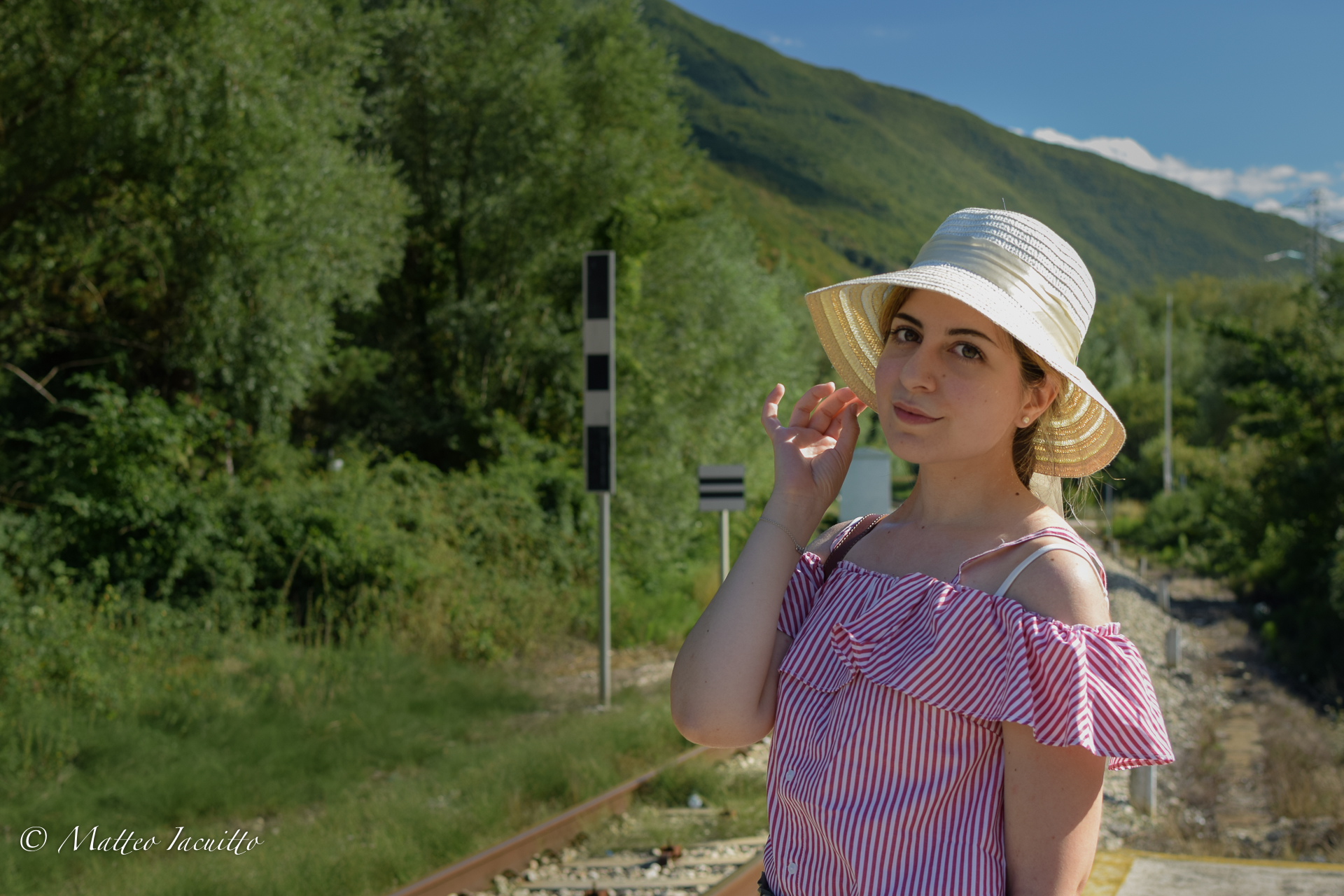 Waiting for the train