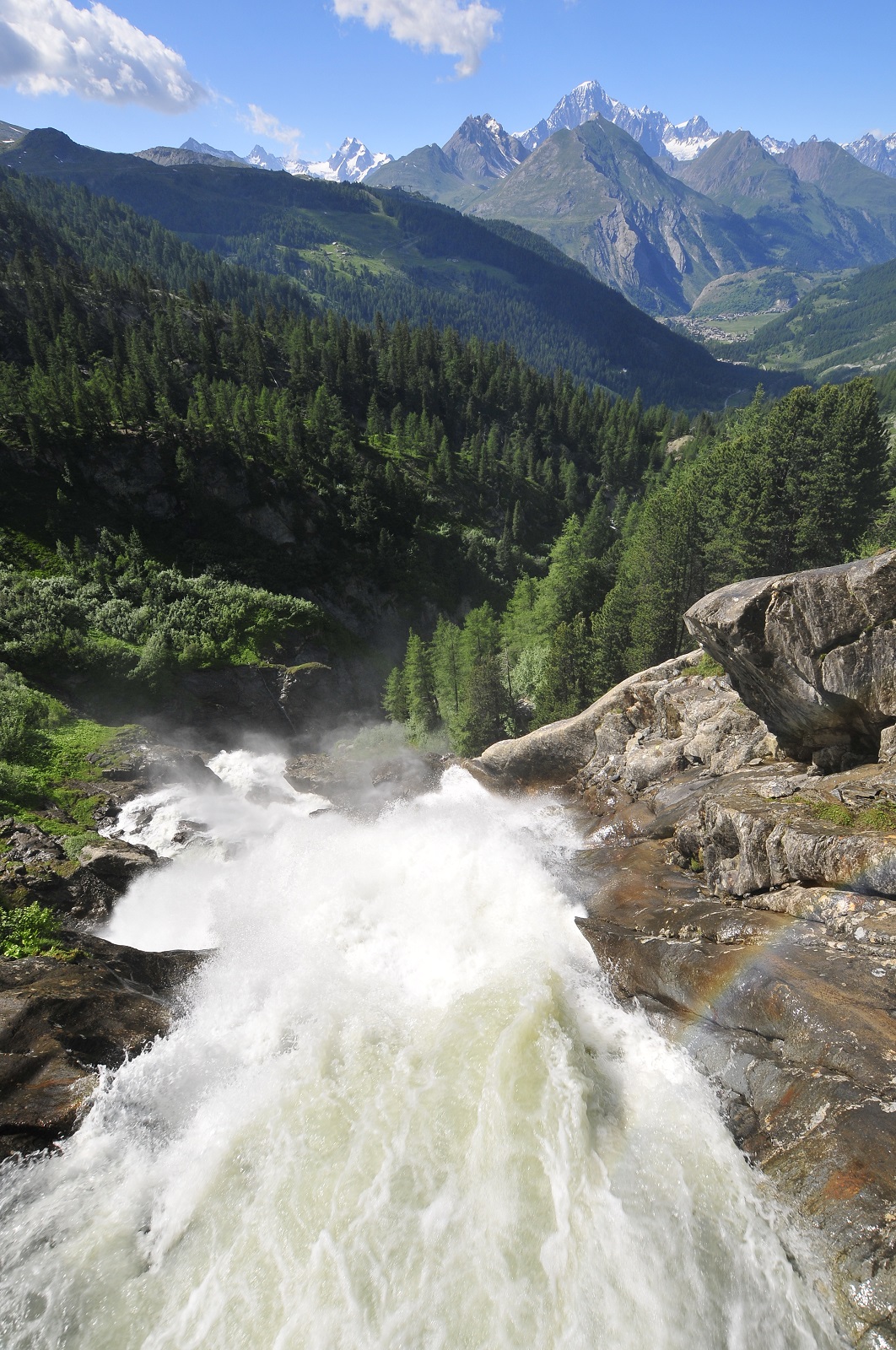 cascate del rutor - verso La Thuille