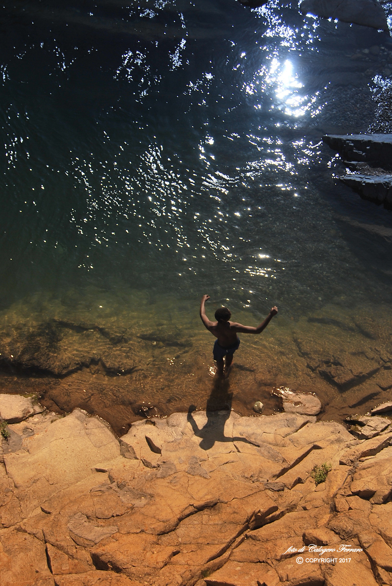 Gazzaniga in the Serio River