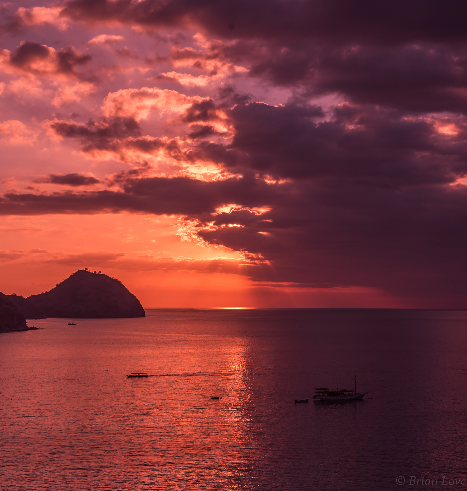 Sunset from the Paradise Bar - Labuan Bajo Indonesia