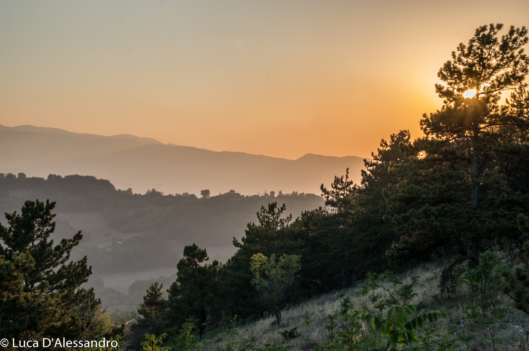 Verso il tramonto nella Marsica