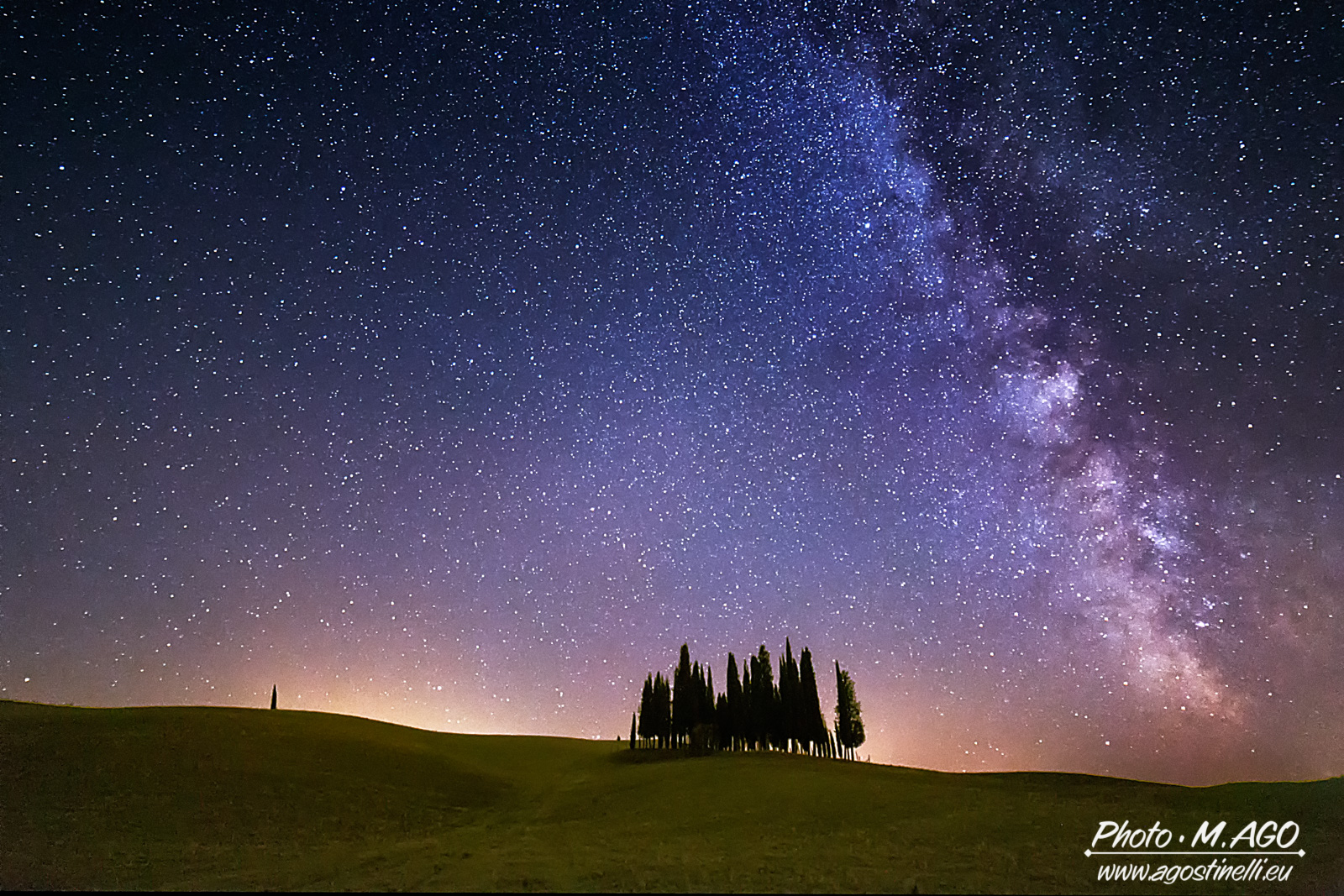 Milky Way in Val D'Orcia