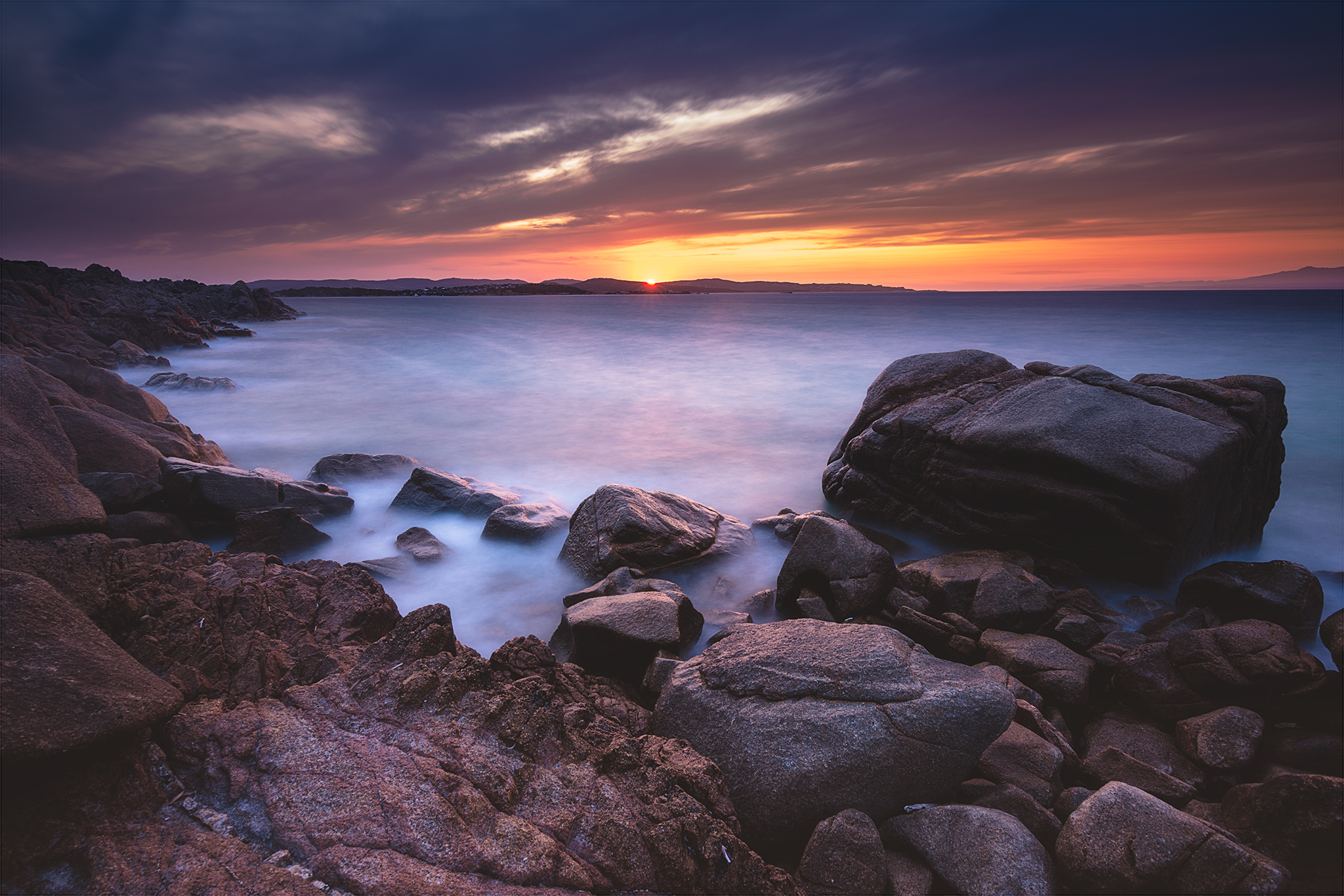 Tramonto a Cala Scilla