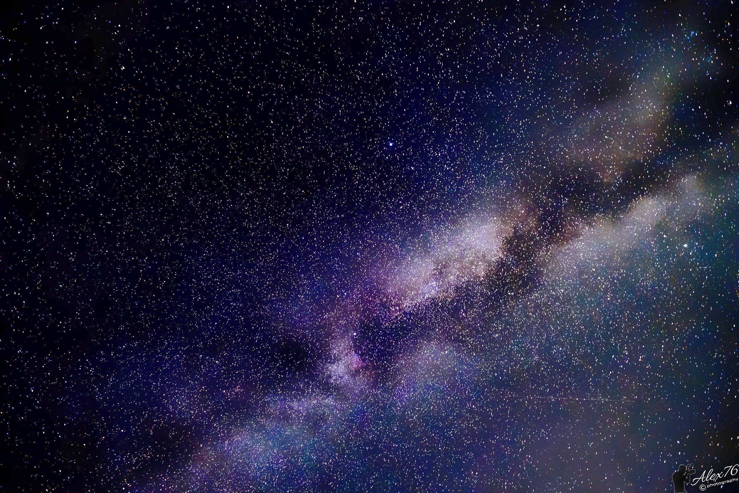 I'm starting to learn how to process the milky way