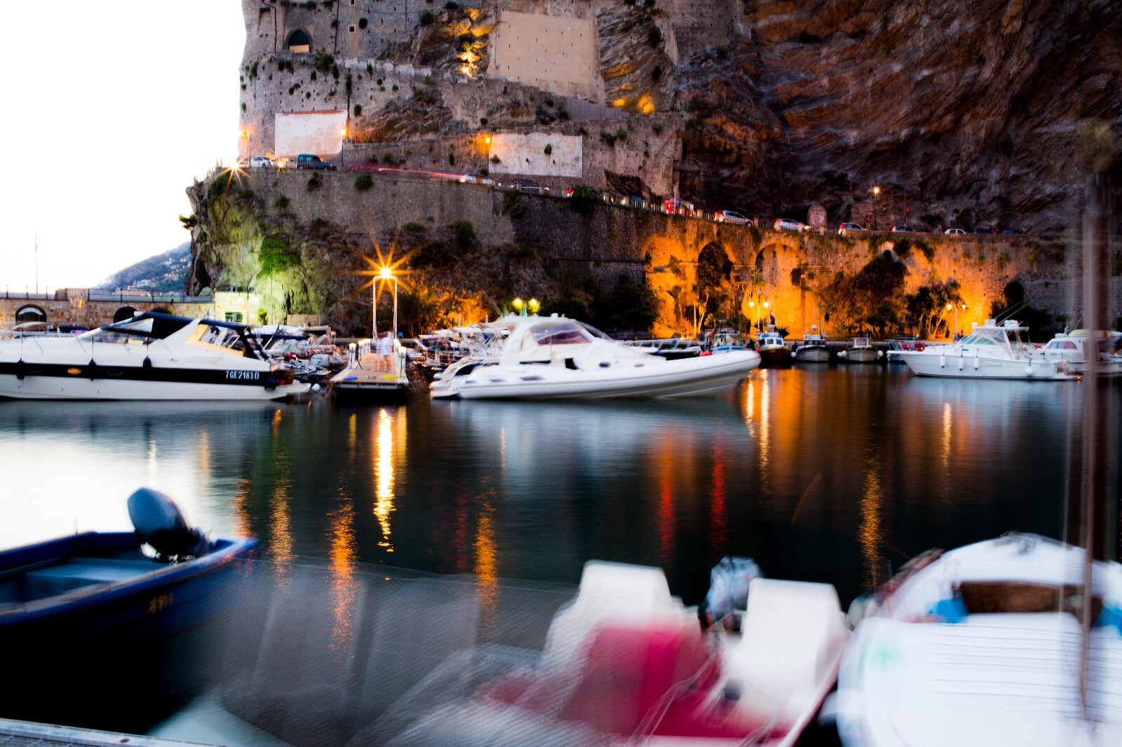 Porto di maiori a colori