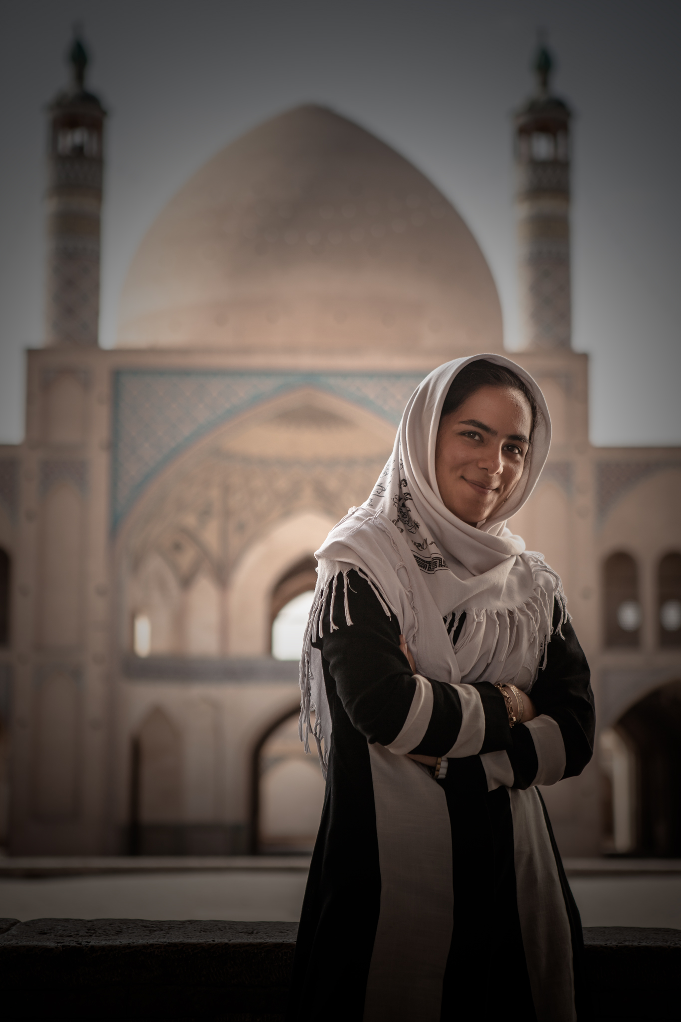 The girl and her mosque