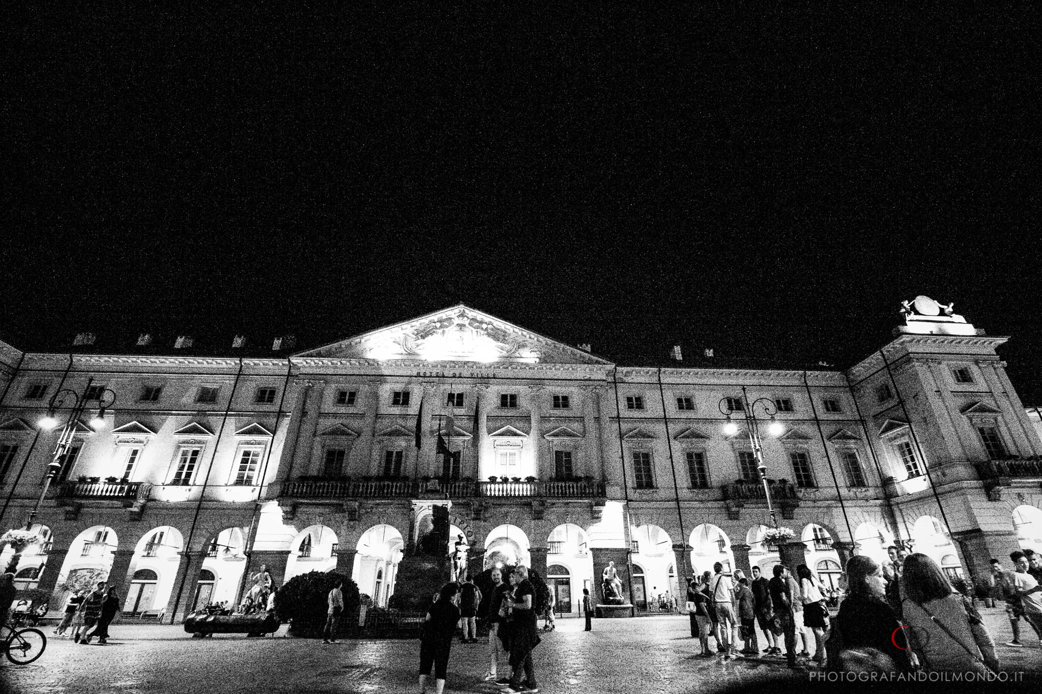 Municipality of Aosta by Night