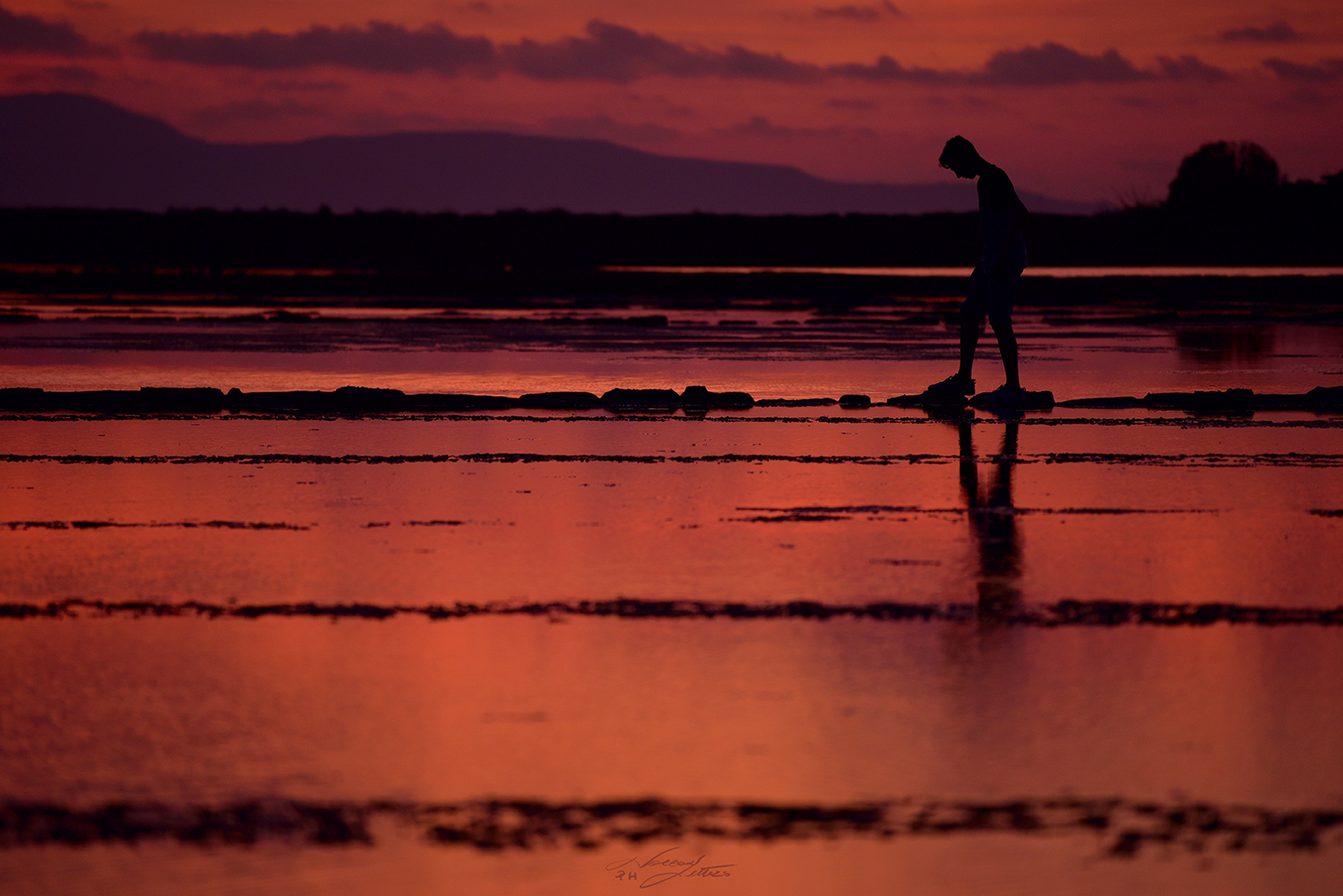 And it's just in the evening.