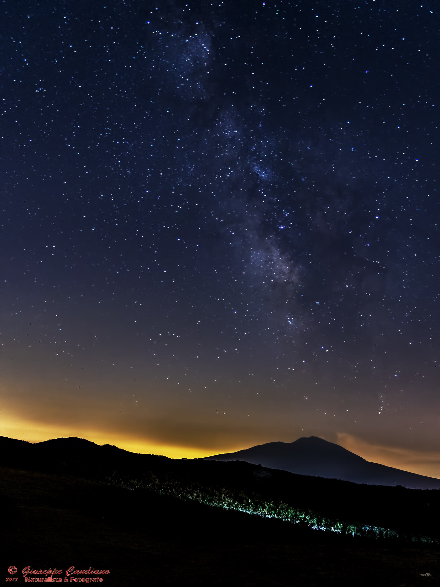 Argimusco la Via Lattea sull'Etna
