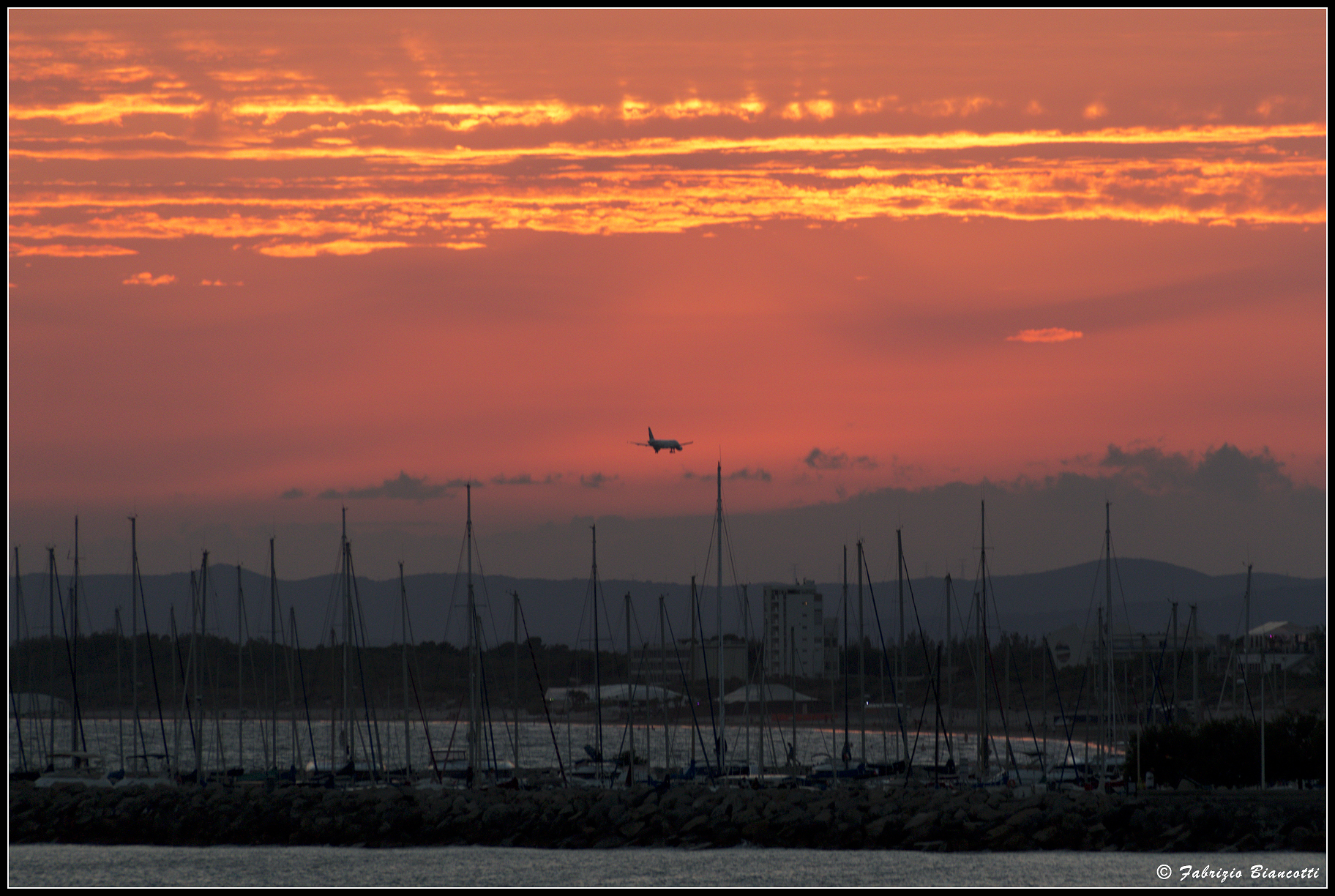 In volo verso il tramonto