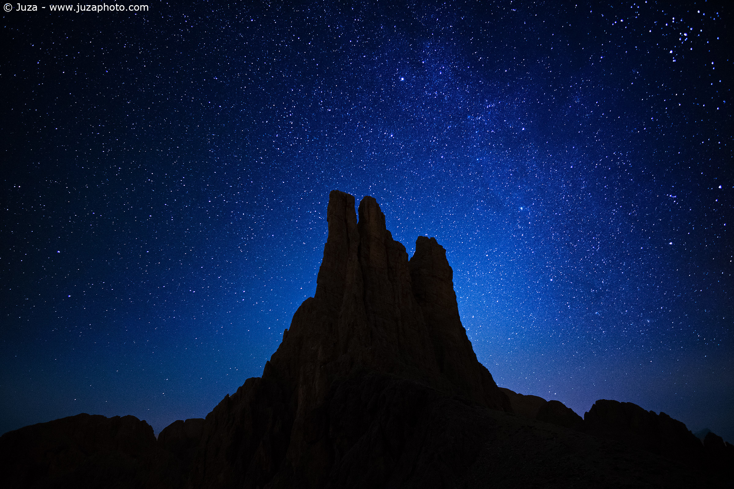 Stars above Vajolet Towers