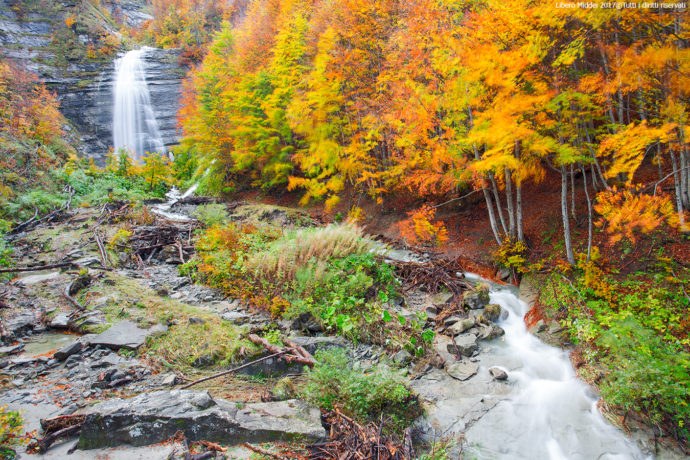 The Morricana waterfall