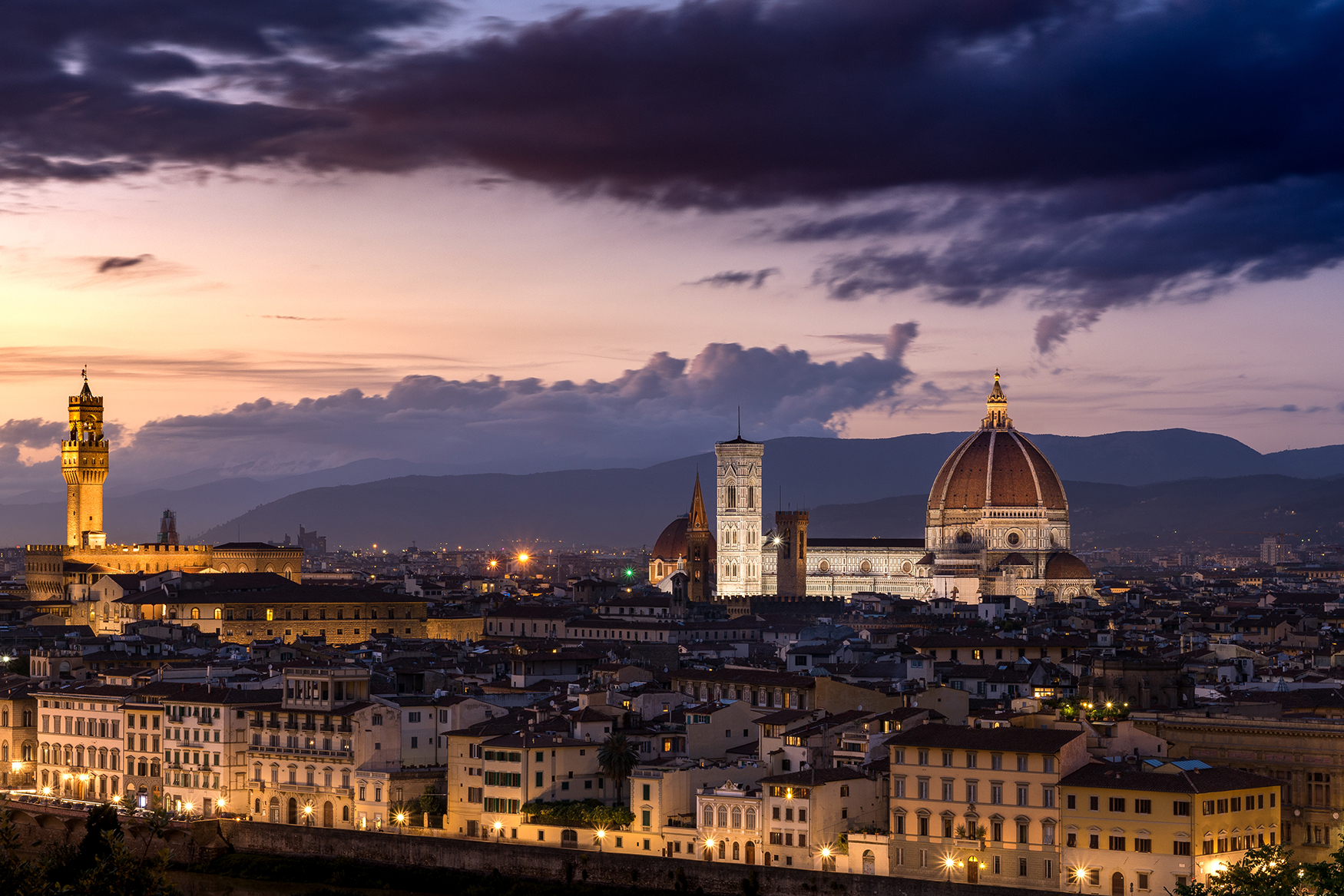 Tramonto su Firenze