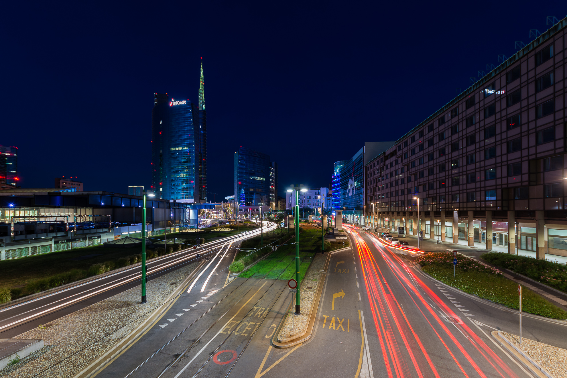 New district of Porta Nuova Garibaldi, Milan, Italy