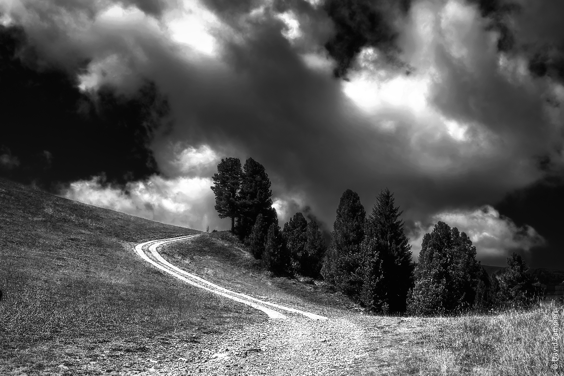Towards Monte Agnello - Pampeago