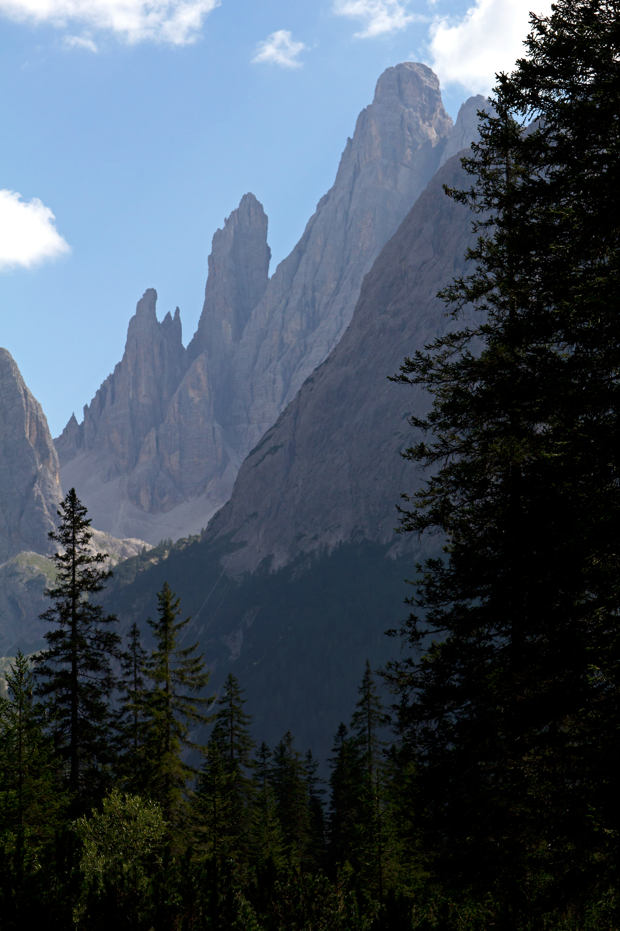 Croda dei Toni from Fischleintal