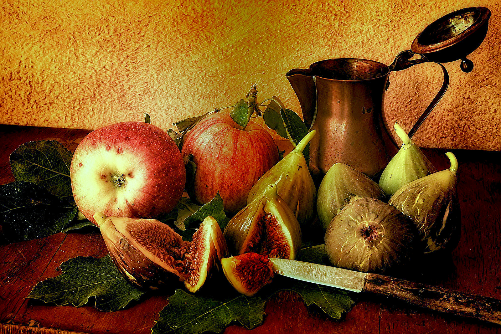 still life with fruit ...